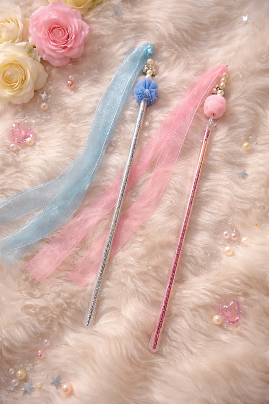 Fairy Ribbon Cat Wand Toy