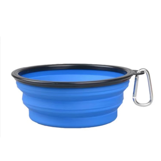 Portable silicone dog bowl pet food water feeding foldable pet dog cat silicone bowls