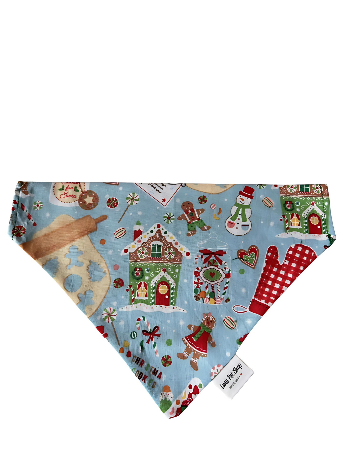 Candy land christmas bandana
