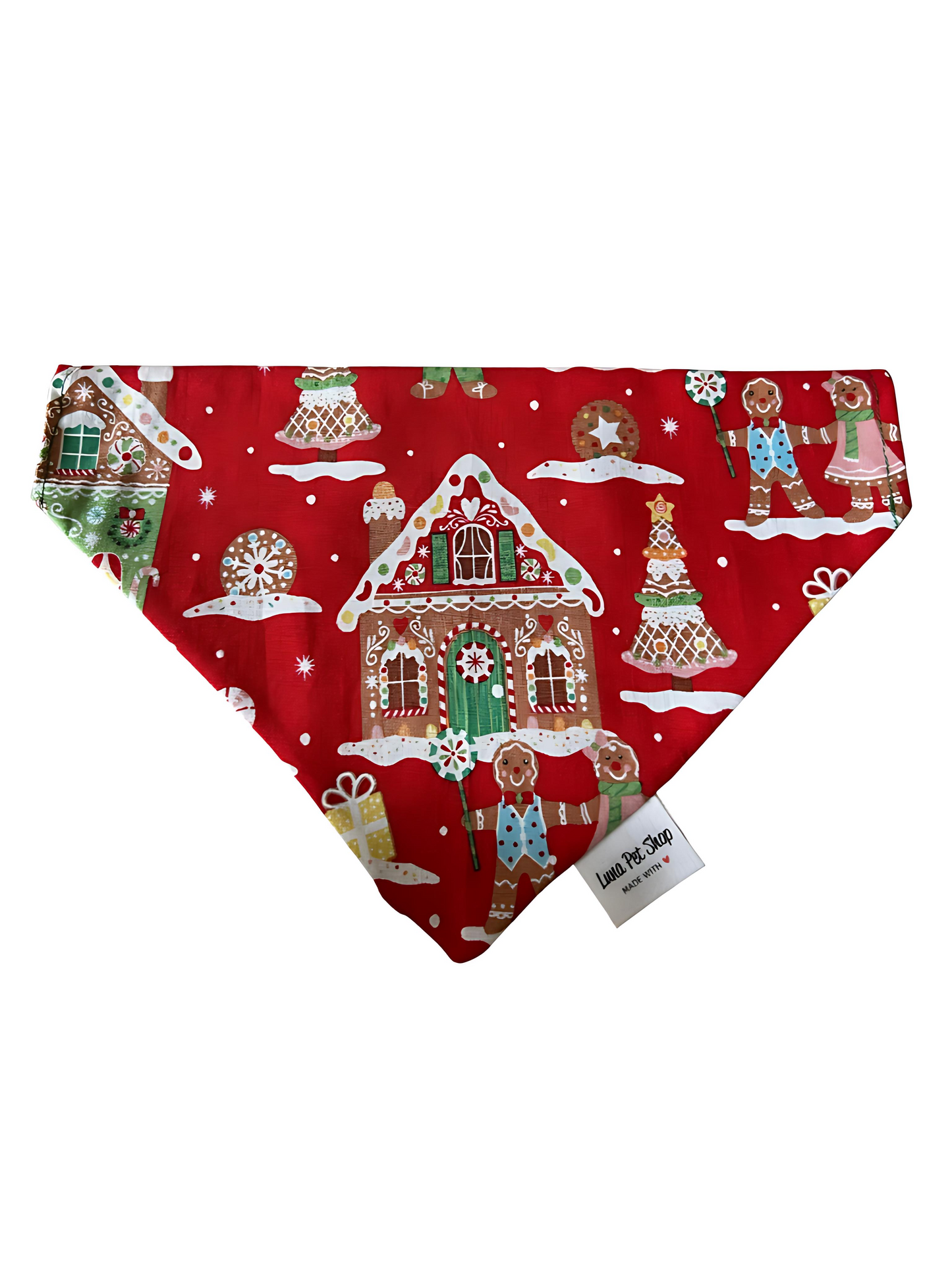 Gingerbread holiday bandana
