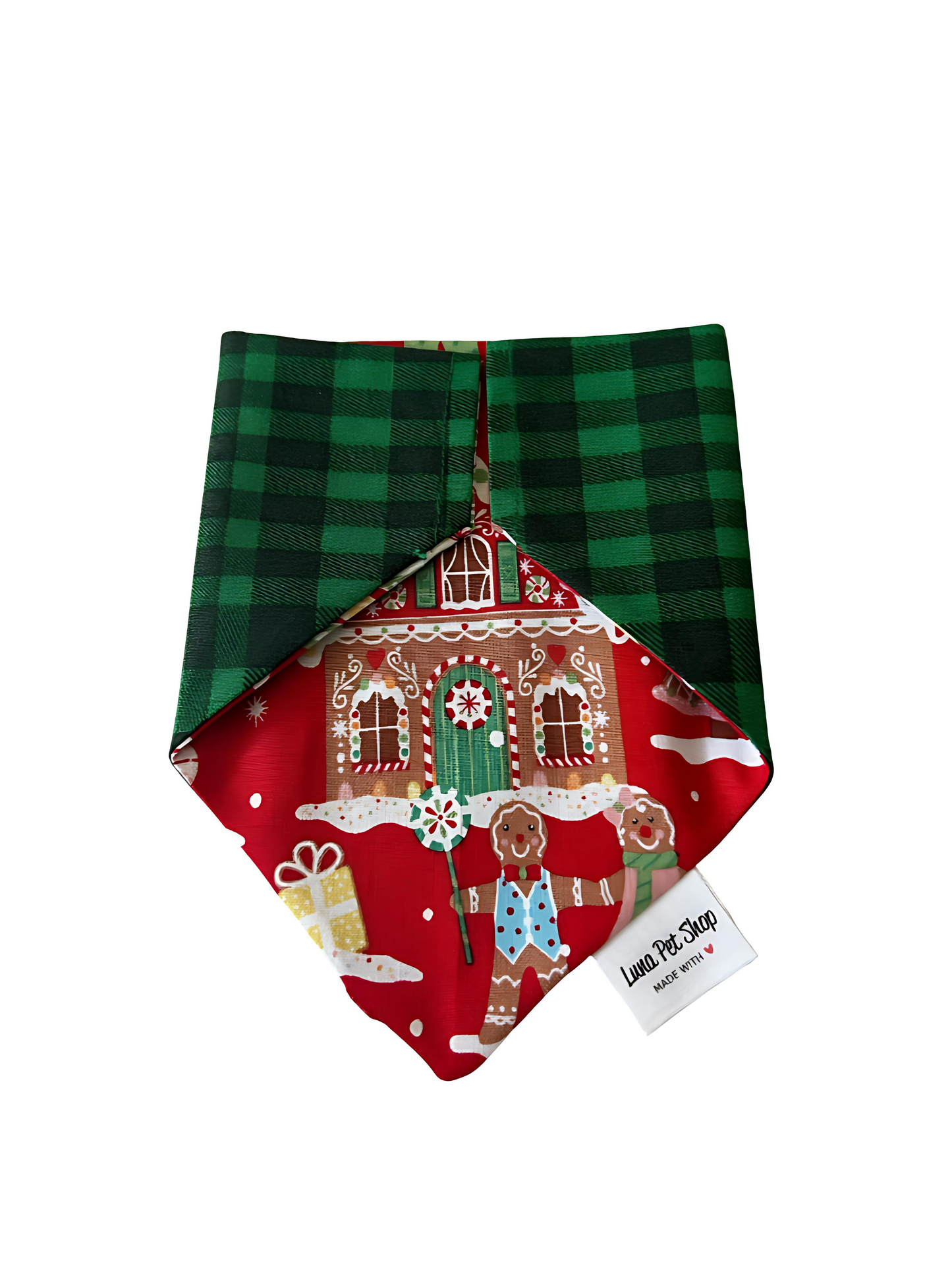Gingerbread holiday bandana