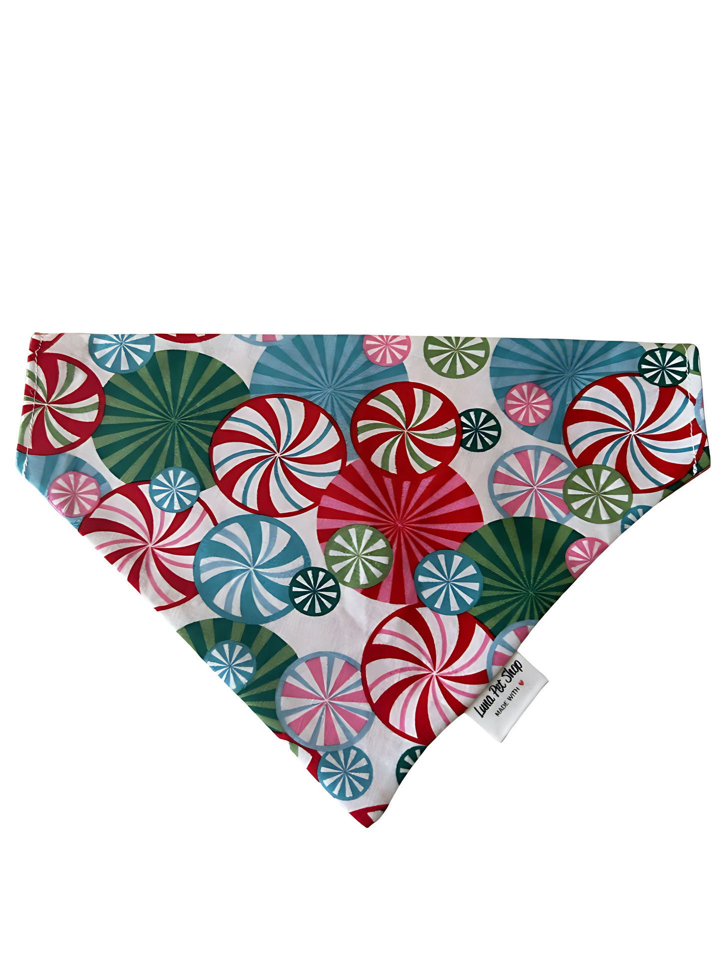 Holiday Candy Swirls bandana