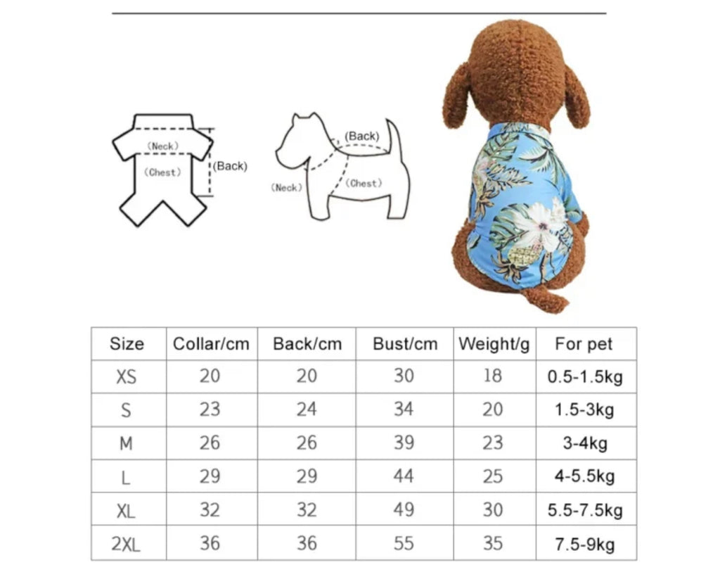 Spring/Summer Dog Shirts – Lightweight Pet Clothing