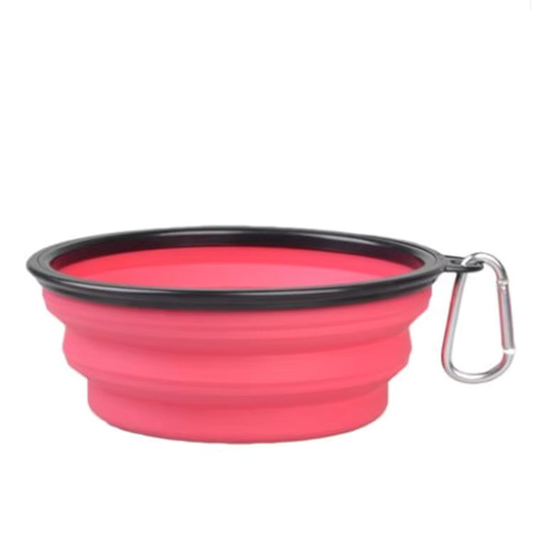 Portable silicone dog bowl pet food water feeding foldable pet dog cat silicone bowls