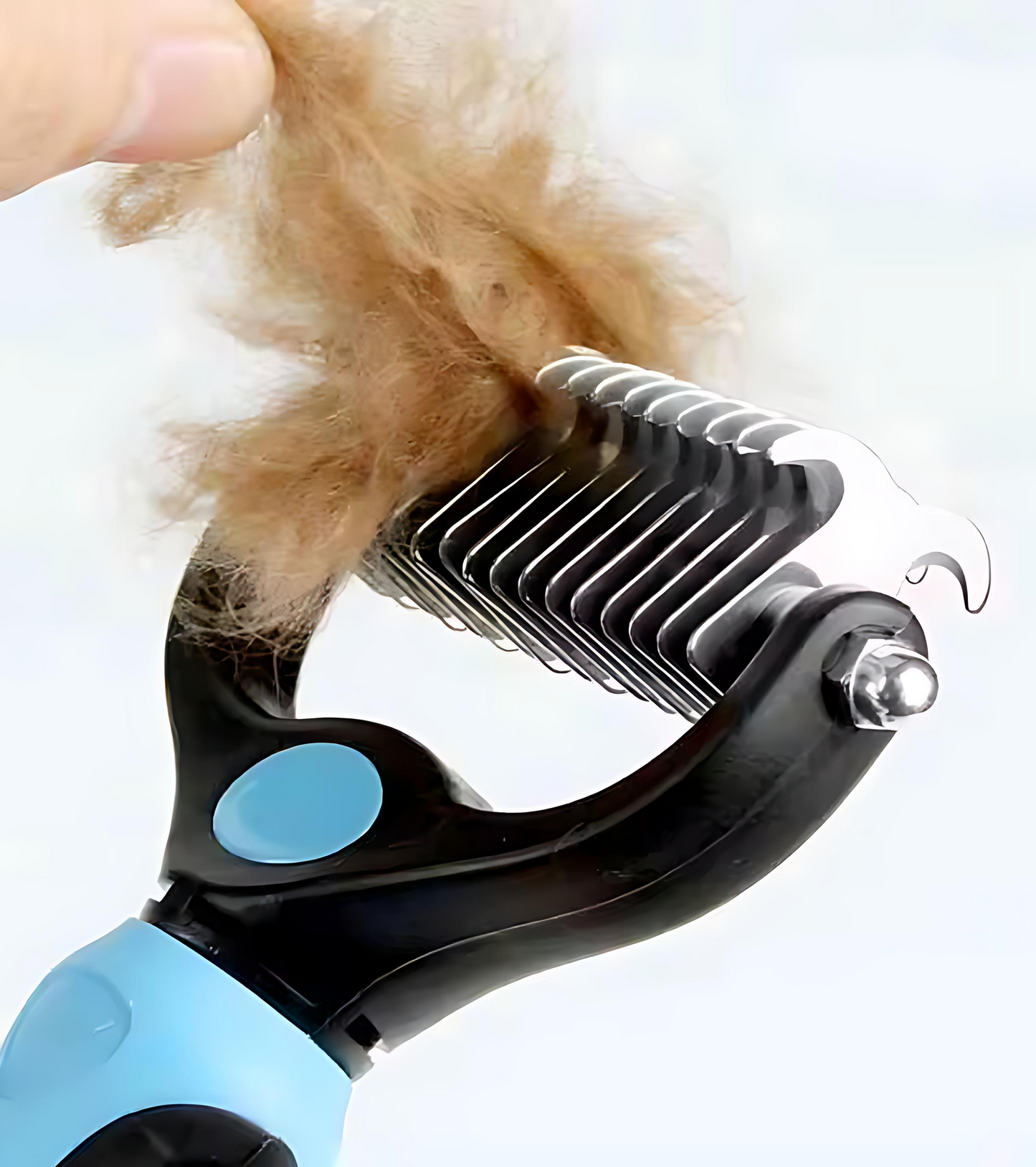 Double-Sided Stainless Steel Deshedding & Dematting Comb