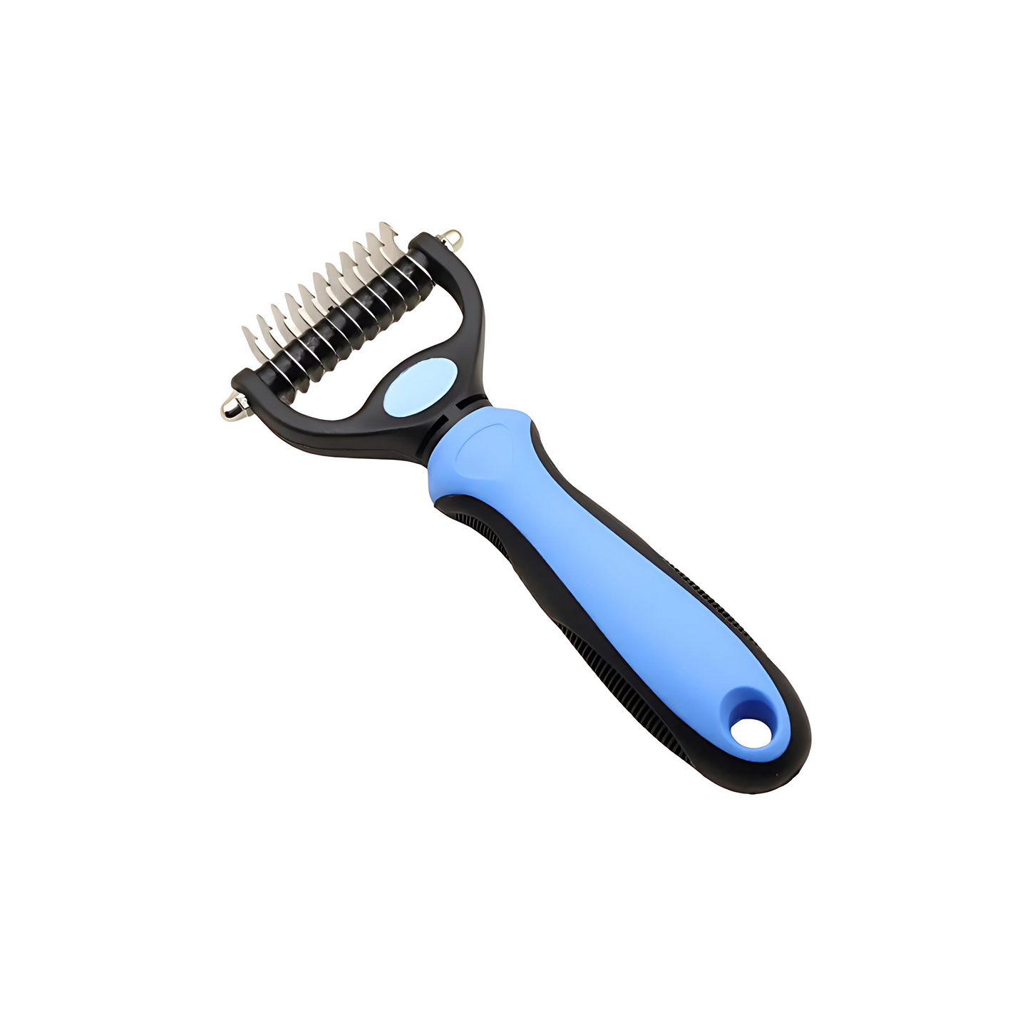 Double-Sided Stainless Steel Deshedding & Dematting Comb