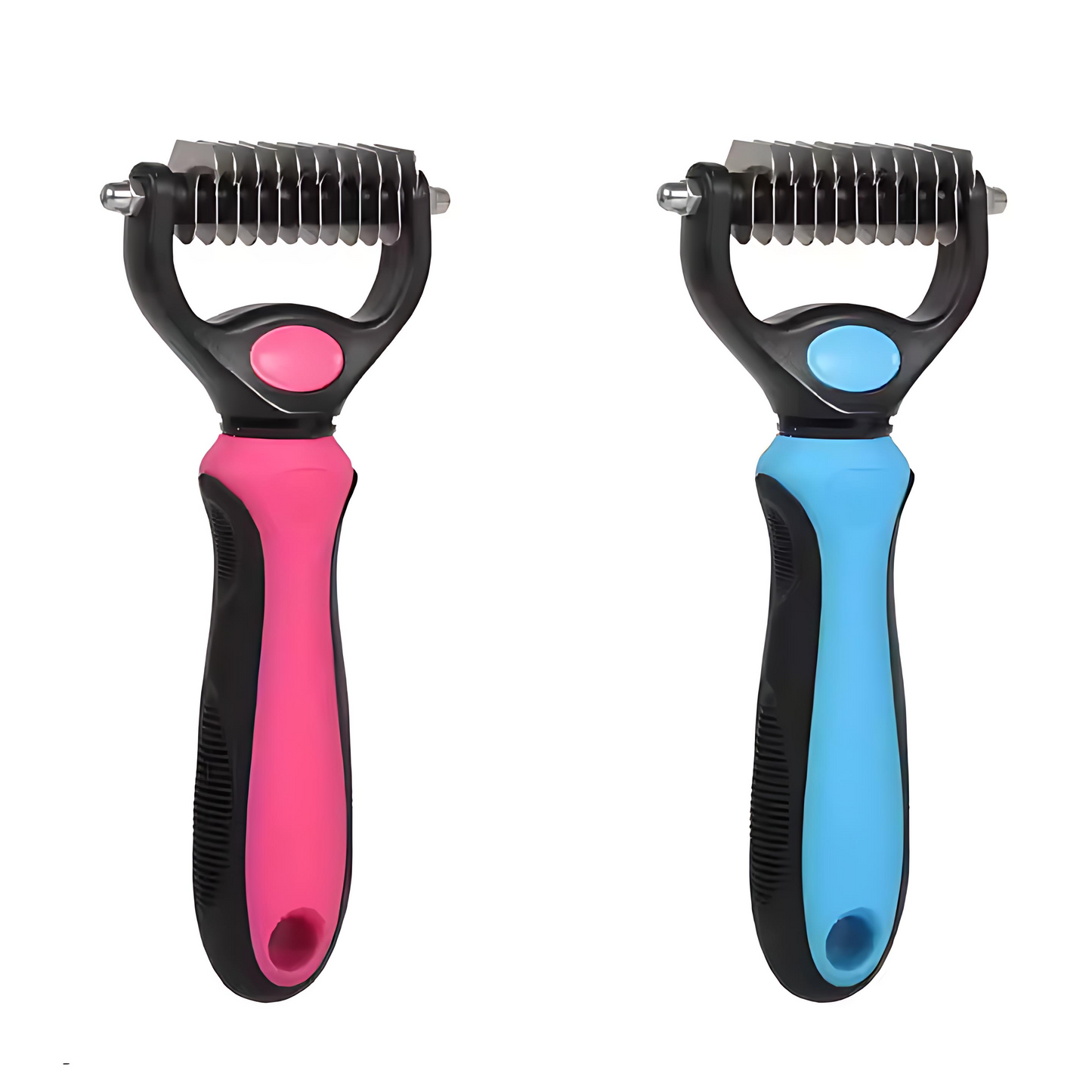 Double-Sided Stainless Steel Deshedding & Dematting Comb