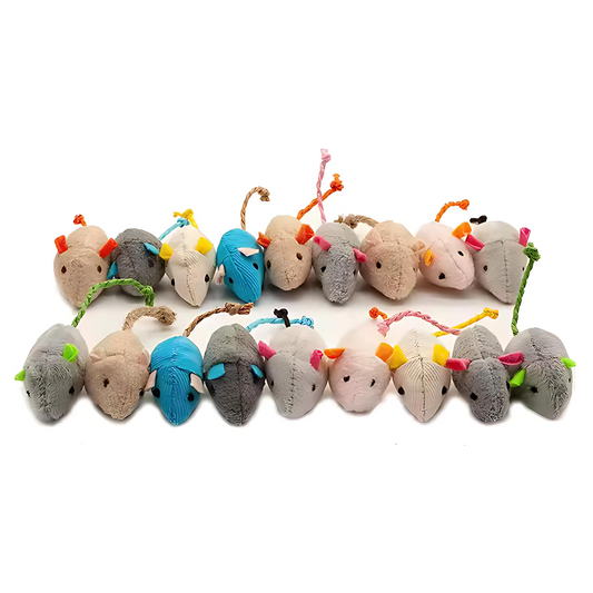 8 Pack Cute lovely plush mouse for cat