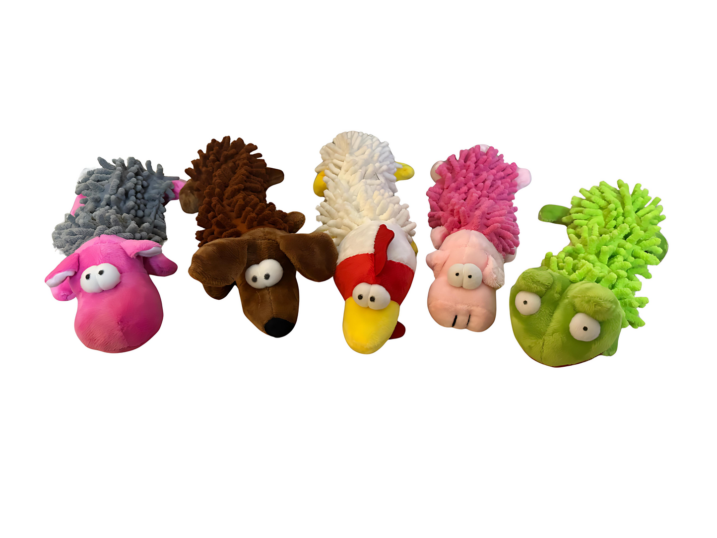 Pet dog plush toy animal shape with squeaky sound