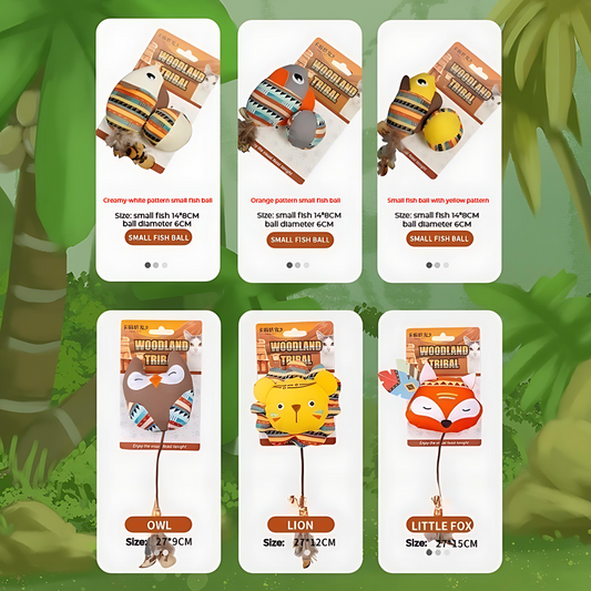 Cat Toys for Self-Entertainment Plush